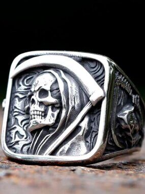 Grim Reaper Ring for Men